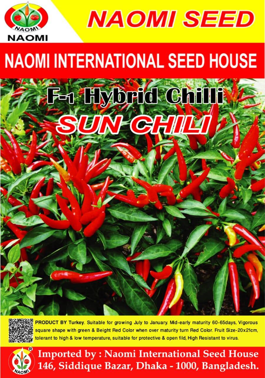 Hot Chili ঝাল মরিচ ( F1 - Hybrid ) Sun Chili