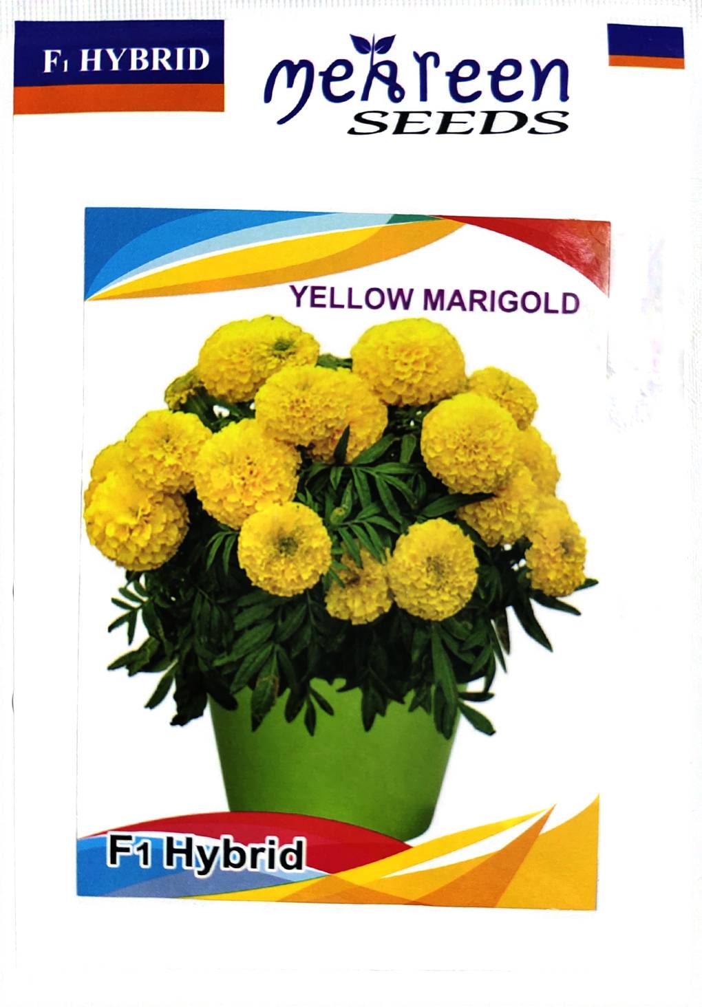 F1 হাইব্রিড হলুদ গাঁদা বীজ |  Yellow Marigold
